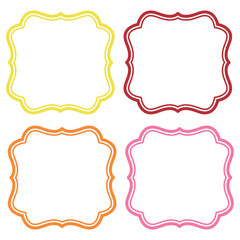 クラシックフレーム4色