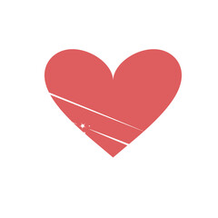 Y2k hearts with eclipse line elements set. Heart with oval orbits and sparkling stars, template, badge, sticker, collage, icon. Vector sparkle heart pack