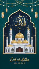 Islamic background for Eid al-Adha.