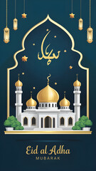 Islamic background for Eid al-Adha.