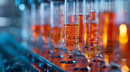 Quality Testing: A real photo shot depicting rigorous quality testing procedures to ensure the purity and effectiveness of agricultural chemicals.