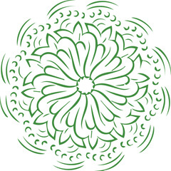 Beautiful mandala art, vector mandala design