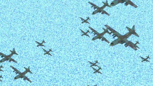 80'S style pixel plane game
