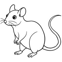 cute-rat vector design 