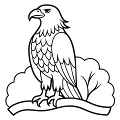Bird coloring book vector illustration (44)