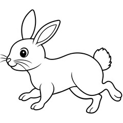 cute bunny coloring book vector (32)