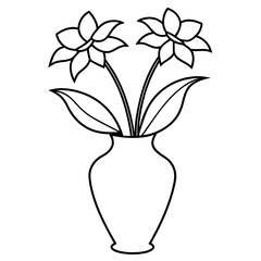 Flower coloring book design vector (9)