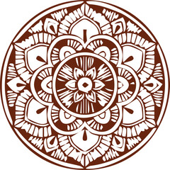 Beautiful mandala art, vector mandala design