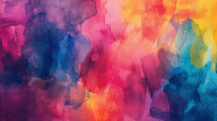 Collection of hand drawn abstract watercolor backgrounds