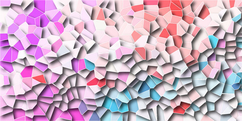 Colorful crystallize abstract background in light sweet vector illustration. Seamless pattern vector Vintage background. abstract mosaic pattern.colorful polygonal design pattern.