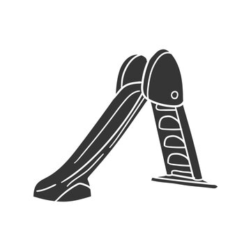recommend clip art: Slide Playground Icon Silhouette Illustration. Kids Park Vector Graphic Pictogram Symbol Clip Art. Doodle Sketch Black Sign.