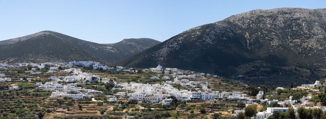 Village d'Apollonia sur l'île de Sifnos, Grèce
