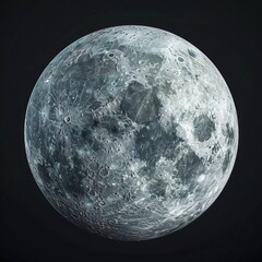 3d model of fullmoon