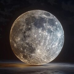 3d model of fullmoon