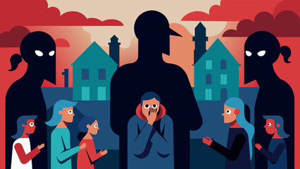 Whispers of doubt and suion spread like shadows engulfing the tightknit community in paranoia..