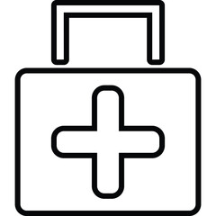 Aid, first, health icon