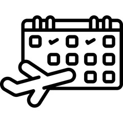 Flight Schedule Icon