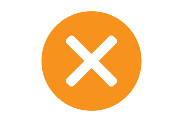 Fototapeta premium Cross button