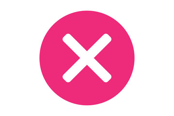 Fototapeta premium Cross button