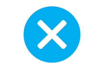 Obraz premium Cross button