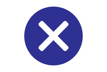 Cross button