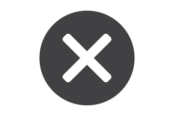 Obraz premium Cross button