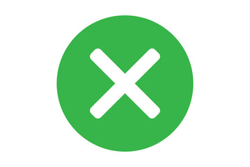 Obraz premium Cross button