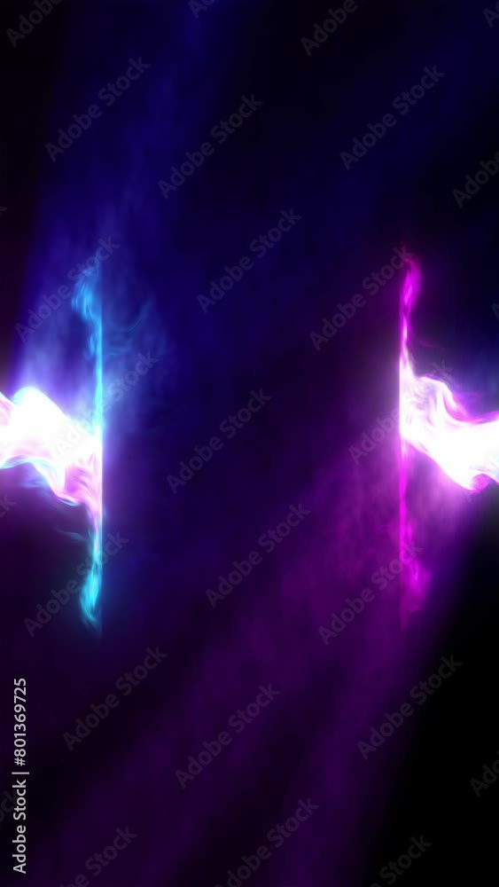 Canvas Prints abstract colorful animated energy backdrop, futuristic flowing glowing plasma background, copy space