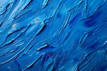 Abstract blue painting background.