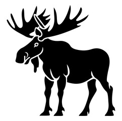 moose silhouette clip art