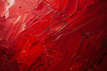 Abstract red painting background.