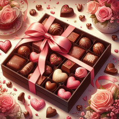 Generative Ai Valentine Celebration days, Valentine's day celebration, valentine's day celebration, Valentine's Day chocolates, Valentine's Day flowers and chocolates, Valentine's Day gifts, valentine