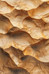 A 3D texture of sand dunes, with wind-sculpted ridges and fine grain details,