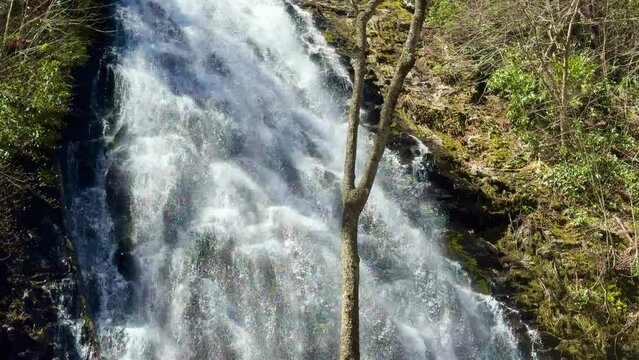 Crabtree Falls on the Blue Ridge Parkway near Ashville NC