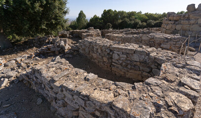 Nuraghe Genna Maria in Villanovaforru - Central Sardinia