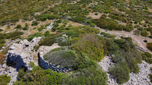 Nuraghe S'Ega Marteddu in Maladroxia island of Sant'Antioco