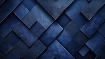 Blue metal background with square tiles pattern.