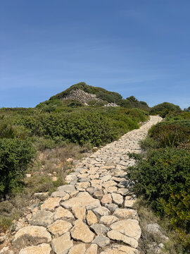 Nuraghe S'Ega Marteddu in Maladroxia island of Sant'Antioco