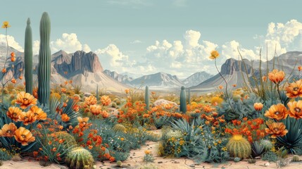 Wild plants of the desert