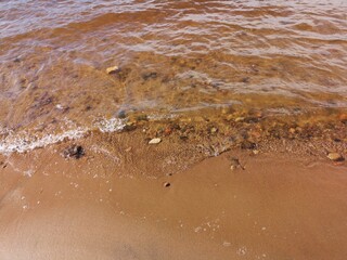 waves on the beach