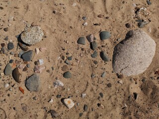 stone on the sand