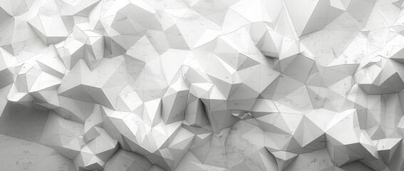 Abstract background of gray paper crumpled in the shape of rocks. Created with Ai