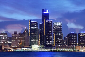 Discovering Detroit: Magnificent 4K image of Michigan's Largest City and Key Port on the Detroit...