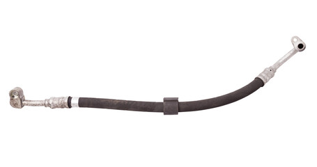 Air conditioning hose for supplying refrigerant or oil for cooling air or heated parts of cars and...