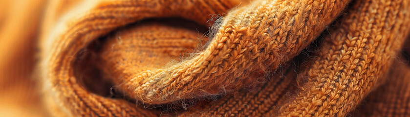 Soft Cashmere Scarf: Close-Up of Textured and Soft Cashmere Scarf with Cozy Warmth