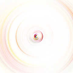 Colorful radial motion effect. Abstract rounded background. Color curves and sphere. Multi color gradient rings and circles wallpaper. Colored texture backdrop and banner.