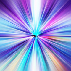 Obraz premium Colorful zoom motion effect. Abstract background. Color lines. Colored texture backdrop and banner. Multi color gradient pattern and textured wallpaper.