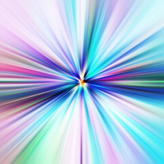 Fototapeta premium Colorful zoom motion effect. Abstract background. Color lines. Colored texture backdrop and banner. Multi color gradient pattern and textured wallpaper.