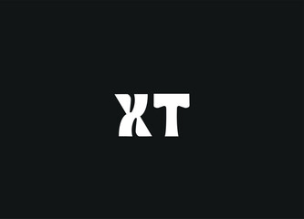 XT letter logo desigen and initial logo desigen