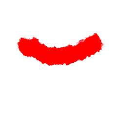 Indonesia flag with brush paint 